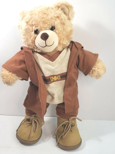 Build A Bear Workshop Star Wars OBI-WAN KENOBI Jedi Plush Teddy Bear BAB