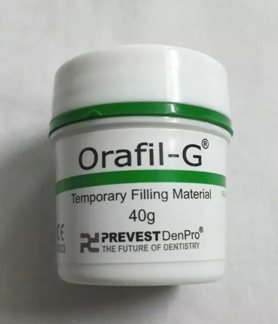 Matériau de remplissage temporaire Orafil G 40 grammes pour la dentisterie...