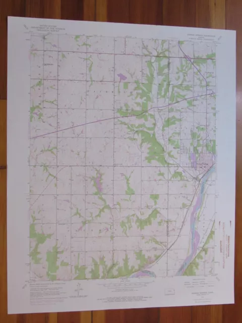 Bonner Springs Kansas 1976 Original Vintage USGS Topo Map