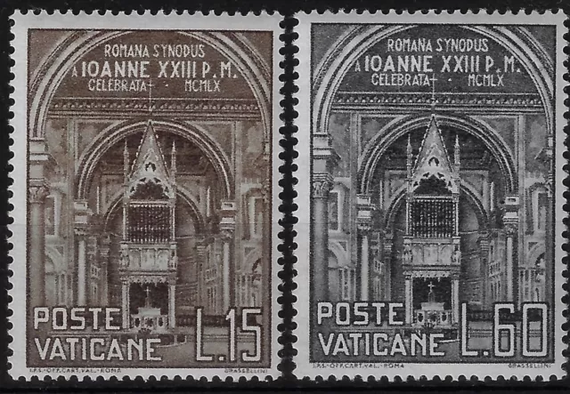 1960 Vaticano GIOVANNI XXIII I Sinodo Diocesano MNH**