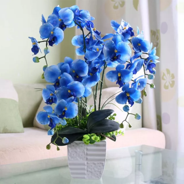 Artificial Butterfly Orchid Fake Silk Flower Bouquet Wedding Party Home Decor AU 3