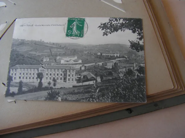 carte postale  vers 1900 tulle ecole normale instituteurs     serie 26