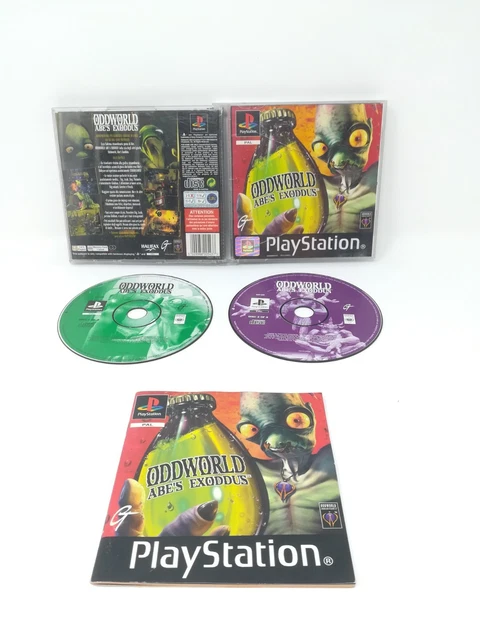 Sony - Playstation 1 (PS1) - Lot : Oddworld L'exode d'Abe