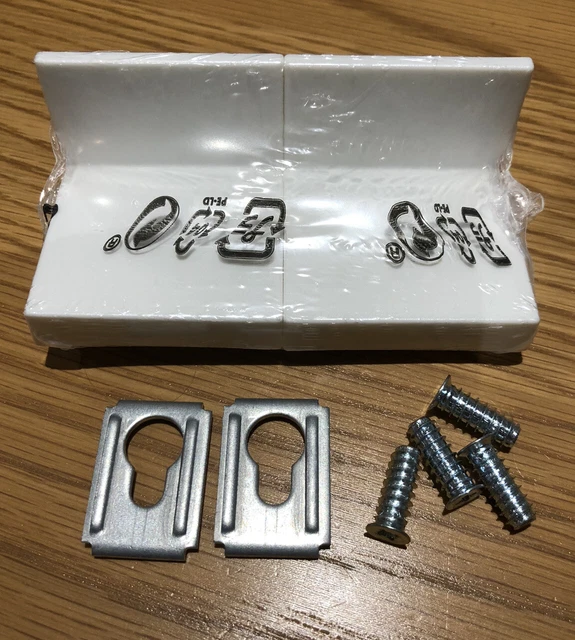 IKEA PAX KALLAX BESTA Genuine Mounting Bracket Fixing Pack White Cover