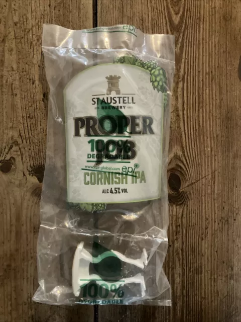 St Austell brewery Proper Job 4.5% Cornish ipa  pump clip  New Freepost Uk