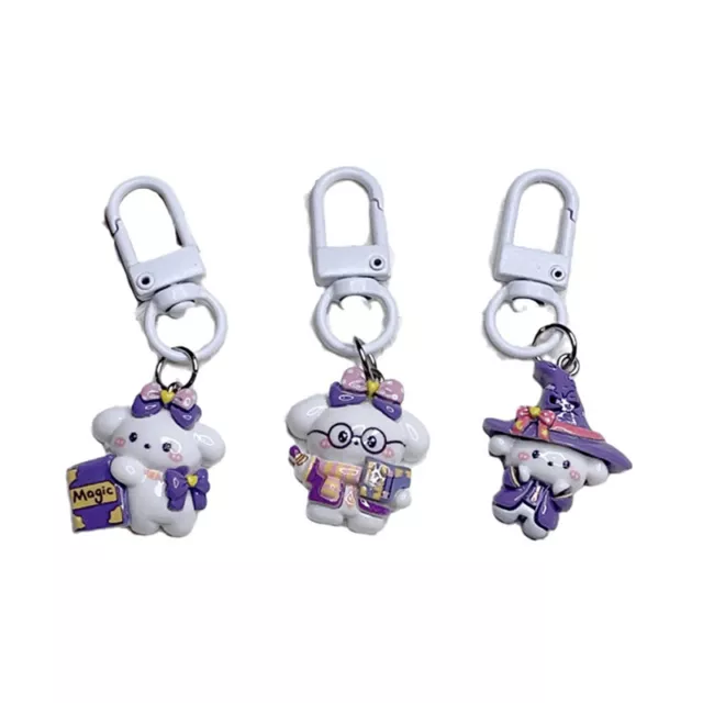 Kreativer Cartoon Dog Keychain Rucksack Earphone Case Charms Anhänger Zubehör F1