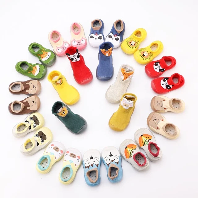 Pantofole antiscivolo bambini bambina ragazzi bambini calzini scarpe da pavimento in cotone morbido