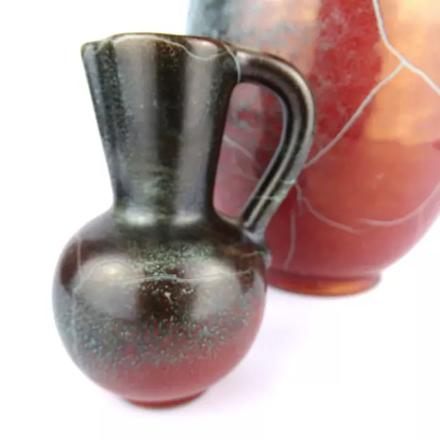 Richard UHLEMEYER Hannover Keramik Vase 40er 50er Art Pottery Reduktionsglasur