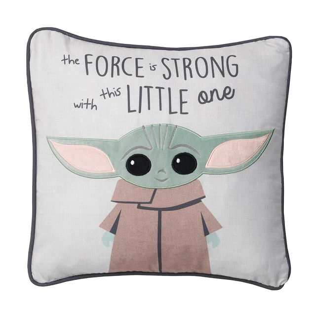 Almohada decorativa para bebé Lambs & Ivy Star Wars The Child/Baby Yoda