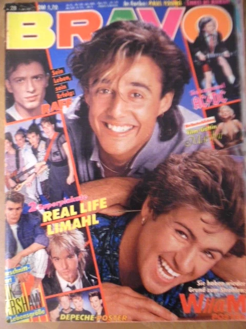 BRAVO  28 - 1984 Wham Depeche Mode RAFF Marilyn Monroe Duran AC/DC Ärzte Kershaw