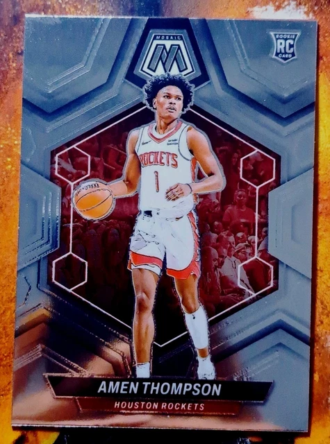 Thompson Rookie Nba NBA 2023-24 PANINI Mosaic Amen Thompson Rookie Card No 230 $2.28 ...