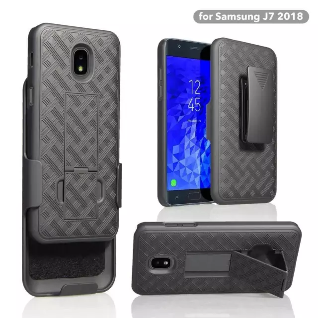 For Samsung Galaxy J7V 2nd Gen | J7 STAR | J7 Refine 2018 Belt Clip Holster Case