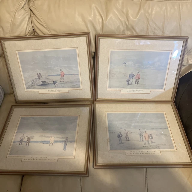 4 Golfing Prints
