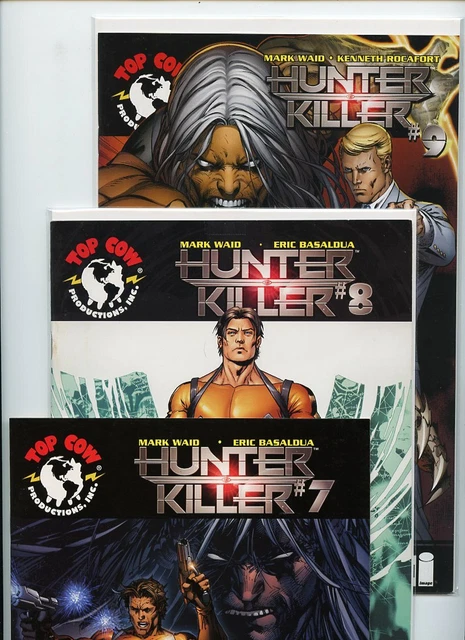 Hunter Killer #7, #8, and #9 Top Cow Image Comics Lot of 3 Books **