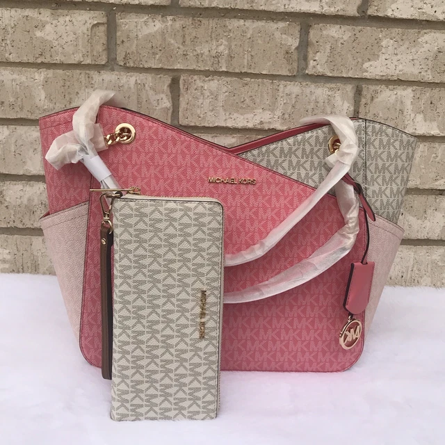 Michael Kors Women Ladies  Large Chain Shoulder Tote Bag Handbag Purse Wallet