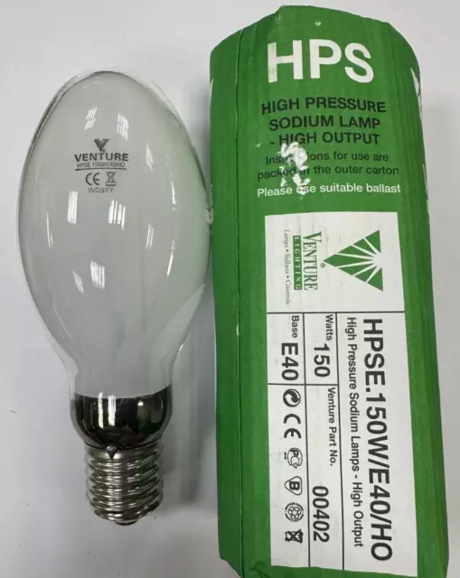 150W Venture HPS Hochdruck Natrium Son-E Elliptische Glühbirne Lampe Ges E40