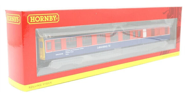 Br Rtc Lab Car HORNBY R40009 MK1 ex- BSO Laboratory 10 in BR RTC Blue & Red Livery OO ...