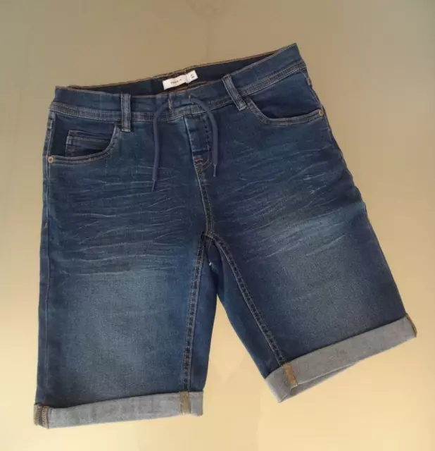 NAME IT schöne Jungenhose , Jeansshorts , Gr. 164, blau, TOP!