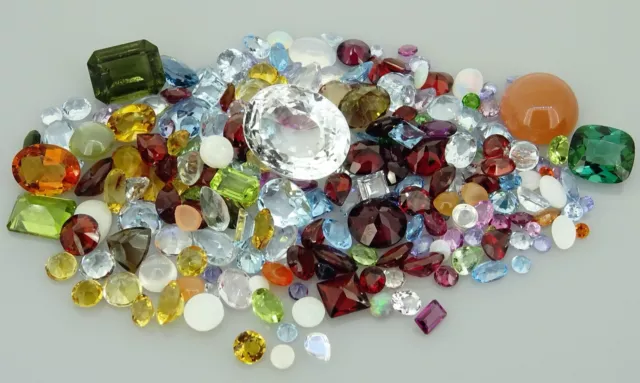 mixed lot of natural gemstones 100.63ct natural loose gemstones