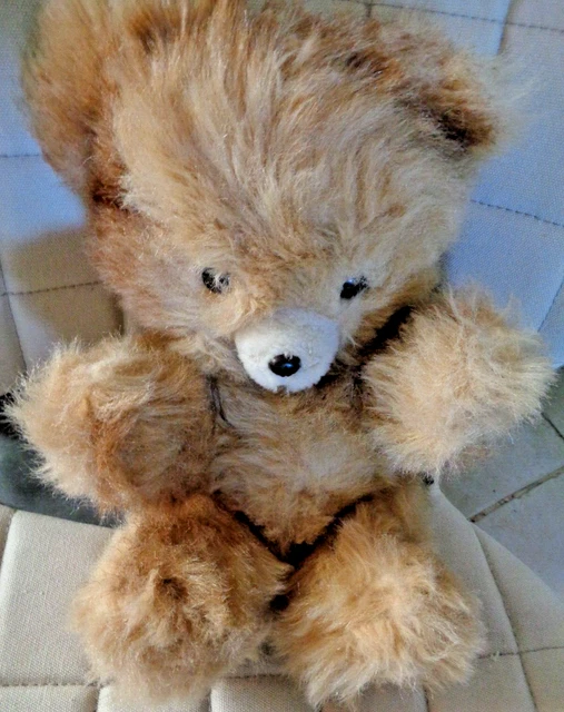 Doudou peluche ours marron The Baby Collection 30 cm Nicotoy destockage soldes