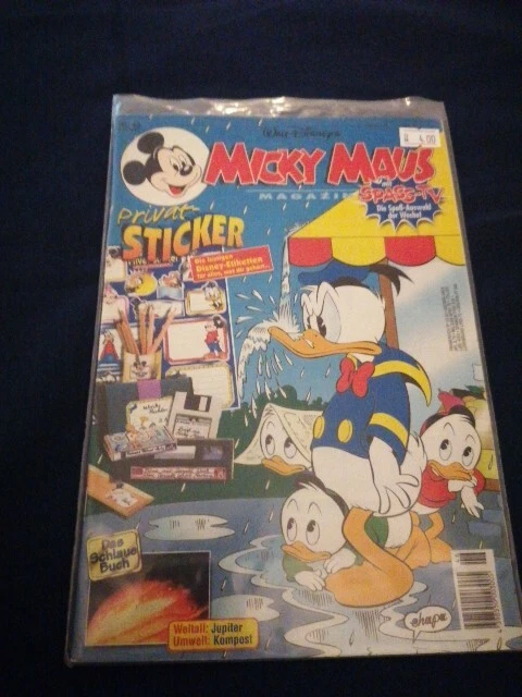 Micky Maus Heft Nr. 46  09.11. 1995. Zustand Z1 Alle Beilagen Noch Fest Verbunde