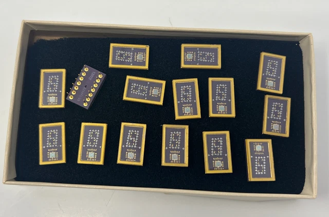Vintage Super Rare 1 Texas Instrument TI8608 Gold 14 Pins Intelligent Display