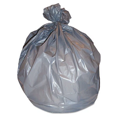 Low-Density Can Liners, 60 Gal, 1.70 Mil, 39 x 56, Silver, 50/Carton H7856WS