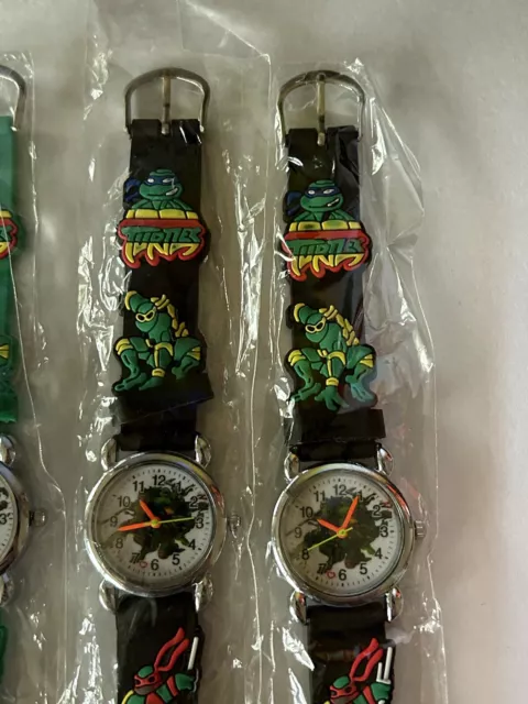 Ninja Turtles Silicone Black Band Watch