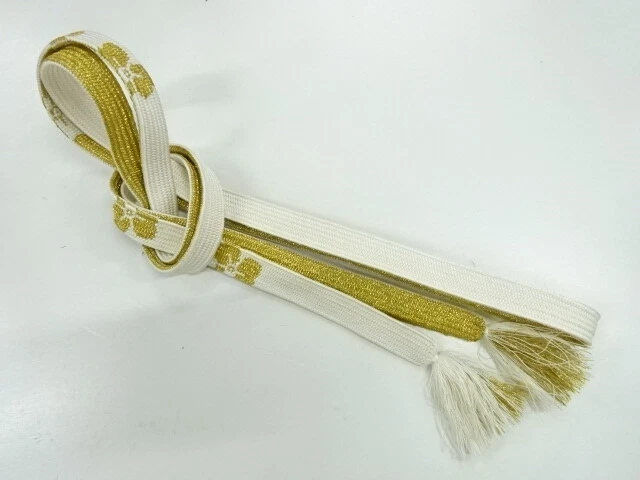 6140754: Japanese Kimono / Vintage Hand-Tied Obijime Cord