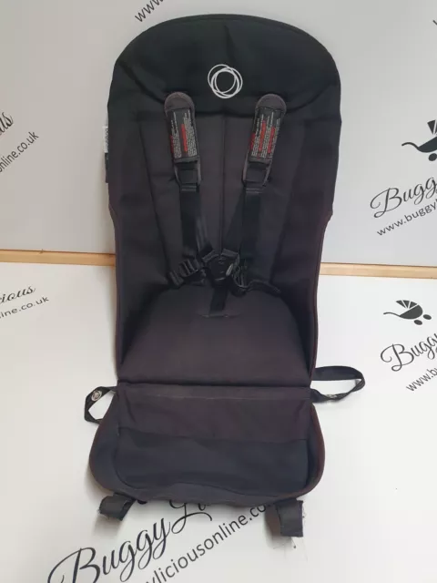 Bugaboo Cameleon 3 Black Seat Fabric Fits Cam 1 2 & 3