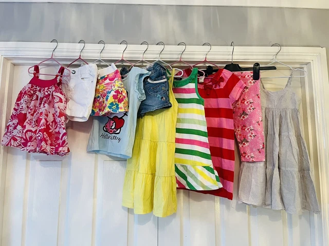 girls age 3-4 bundle 4 dresses 4 bottoms 2 tops H&M