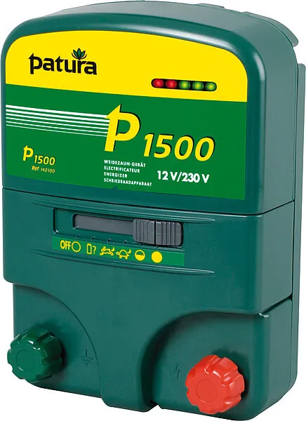 PATURA P1500 - P3800 Multifunktions Weidezaun Gerät 230V 12V Rinder Pferde