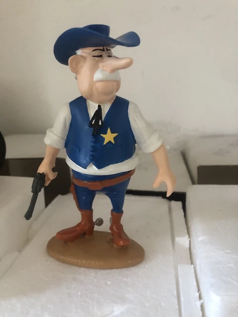 FIGURINE EN RESINE Lucky Luke - Marie Leblon 2003 Atlas - Le Sherif EUR