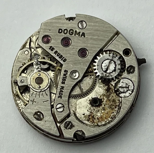 Mouvement De Montre ETA 2834-2 Incomplet - Pour Pièces Ou Réparation - Axe De Volant Bon