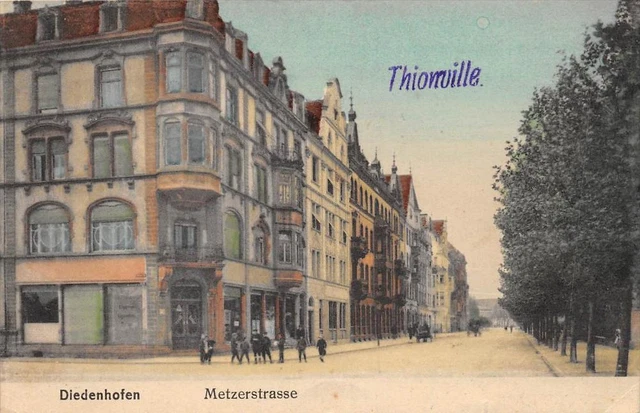 CPA 57 THIONVILLE DIEDENHOFEN METZERSTRASSE (animée