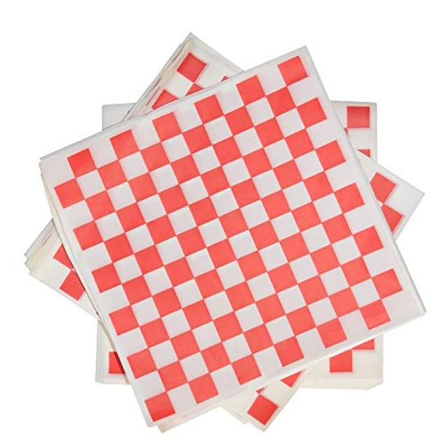 Food Basket Liners Deli Paper Sheets Precut Butcher Paper Sandwich Wrap Paper