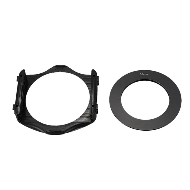 Adaptador 58 mm + soporte de 3 ranuras para cámara Cokin serie P E1I7