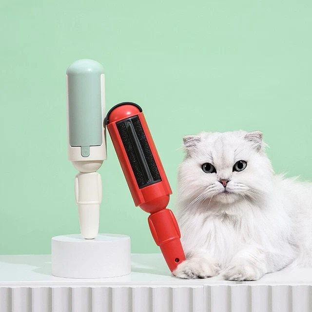 Pet Hair Remover Roller Electrostatic Brush Cat Dog Self-Cleaning Lint Remover 2