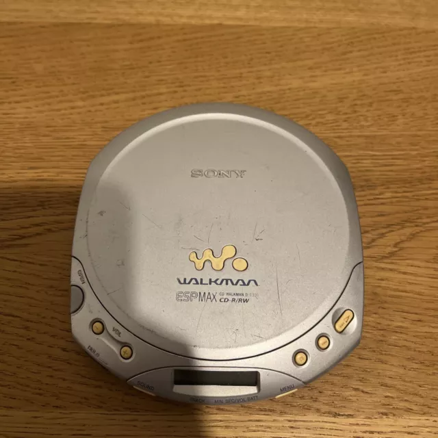 SONY WALKMAN D-E340 ESP MAX CD-R/RW Personal Portable CD Player