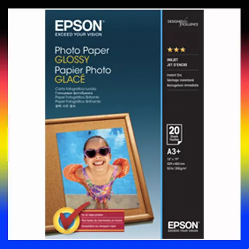 Genuine Epson S042535 A3+ Glossy Photo Paper (20x Sheets) C13S042535 329×483 mm
