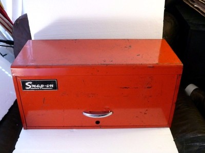 Vintage Snap On Tool Breast Top Box Tools 3 Drawer Folding Lid 70,S 24X12X10.5 In 11