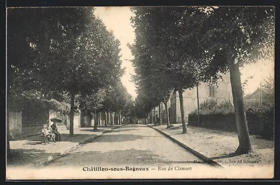 CPA Chatillon-sous-Bagneux, Rue de Clamart