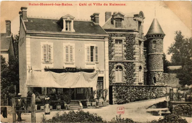 CPA AK St-HONORÉ-les-BAINS - Cote et Villa de Ruisseau (518584)
