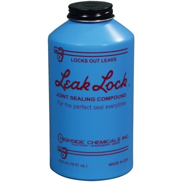 Highside Chemicals 10016 Leak Lock Pipe Joint Sealant (16 Oz. Brush-Top Plast...