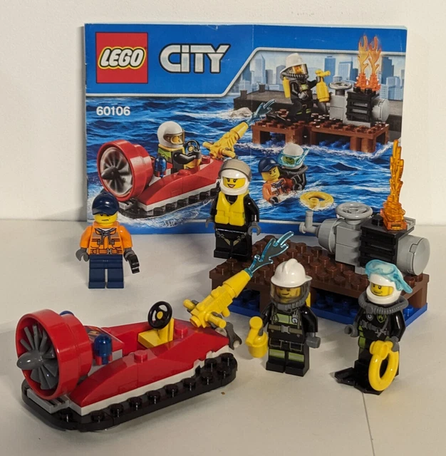 LEGO CITY TOWN Fire Starter Set 60106 100 Complete 4