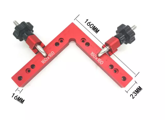 90 Degree Positioning Squares Carpenter Tool 160mm Right Angle Clamp Woodworking