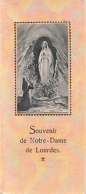 OLD nice  rare Holy cards from 1930"H7805" Holy madonna de lourdes