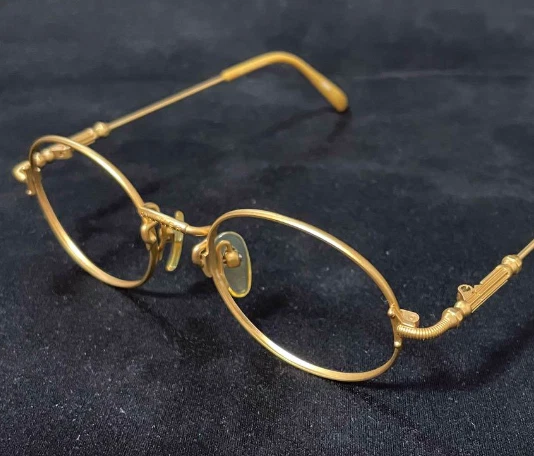 Jean Paul Gaultier 55-6109 Glasses Sunglasses GOLD PLATED Color: matte gold