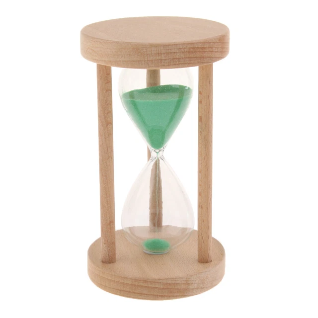 14 cm 15 Minuten Holzrahmen Sanduhr Küche Kochen / Backen Sand Uhr Kinder Spiel