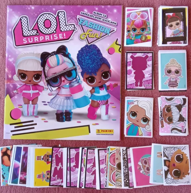 LOL Surprise Fashion Fun 2020. Panini album + complete stickers set